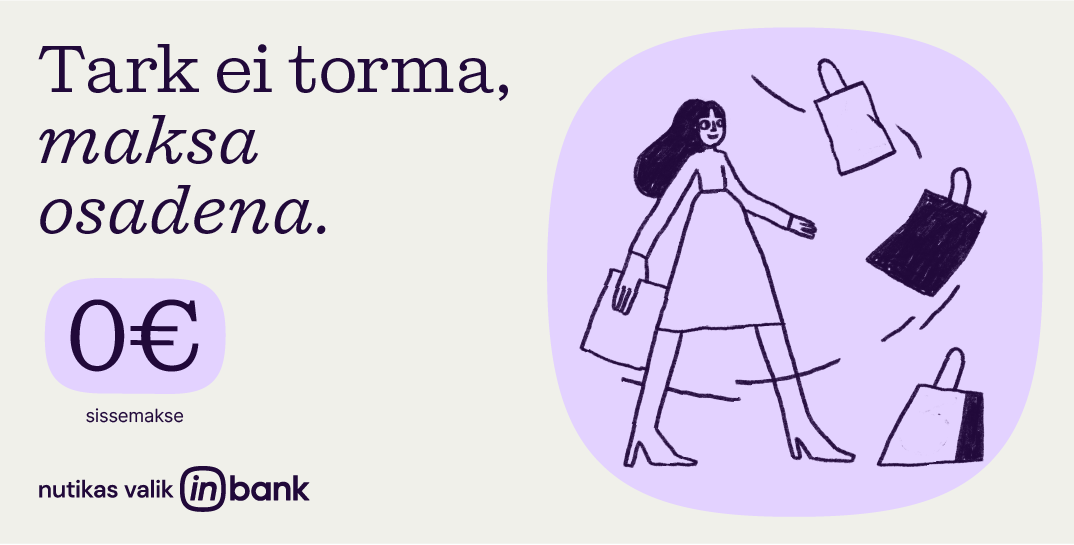 Inbank Pay later – pay in instalments